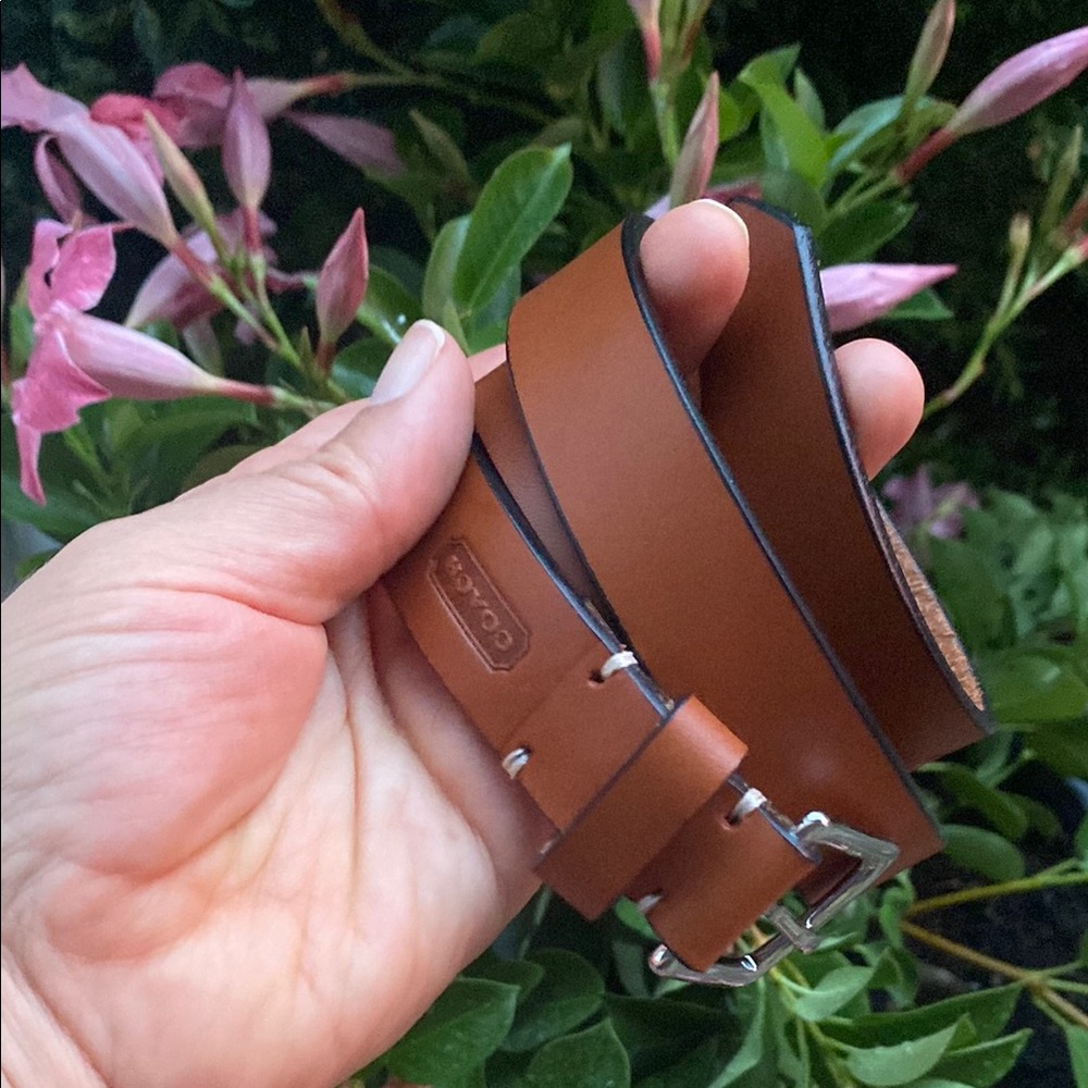 🤎😎Coach Brown Leather Belt